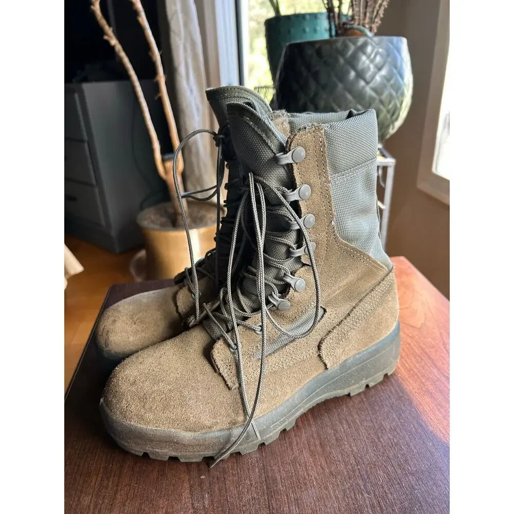 Belleville AFTW Air Force combat boots sage green suede men’s size 8